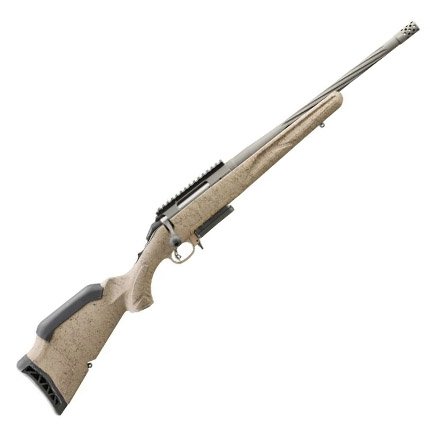 Ruger Gen II American 350 Legend 16.4" Cobalt Cerakote Spiral Flute Barrel, FDE Splatter Stock - Ruger - 350 LEGEND