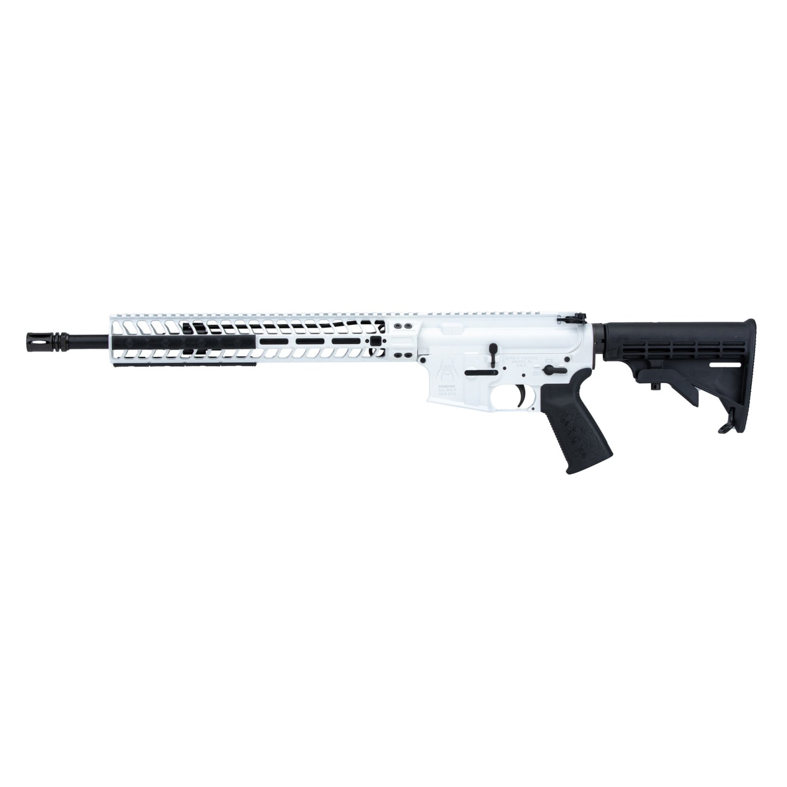 Spike's Tactical STR5735-CM3F-PSTW 16" 5.56 NATO Rifle, Storm Trooper White