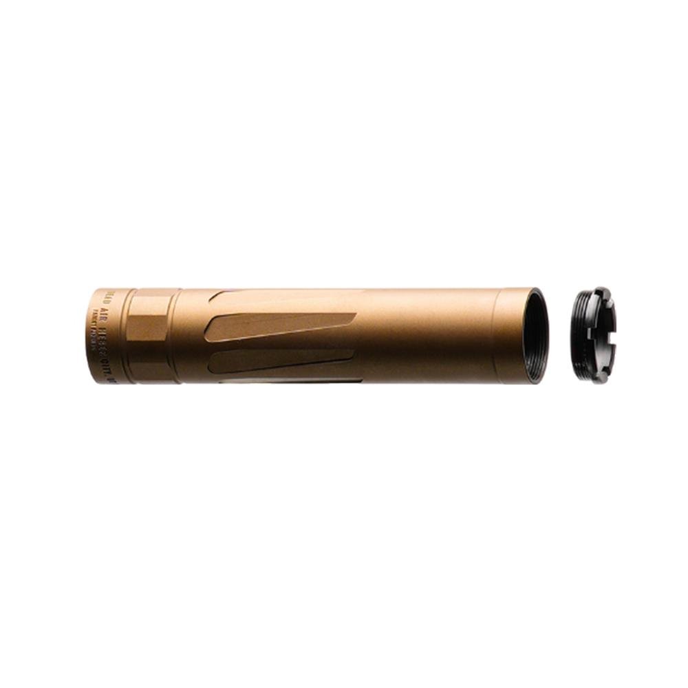 Dead AIR ARMAMENT RXD22Ti .22LR/5.7x28 Silencer w/ 1/2"-28 XRF Muzzle Brake - Dead Air - 22 LR