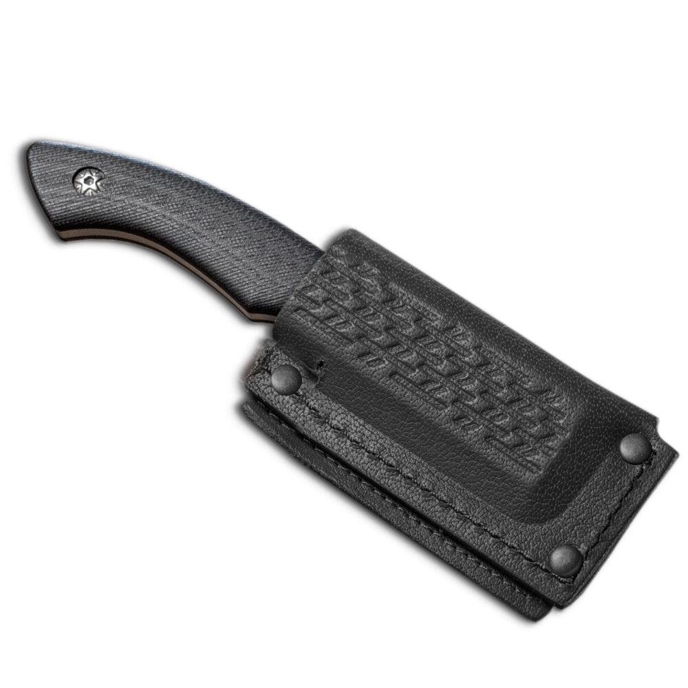 ABKT Elite AB1001 Grunt Fixed Knife 3" 8CR13MOV Blade Black G10 Handle - Rock Ridge Outdoors