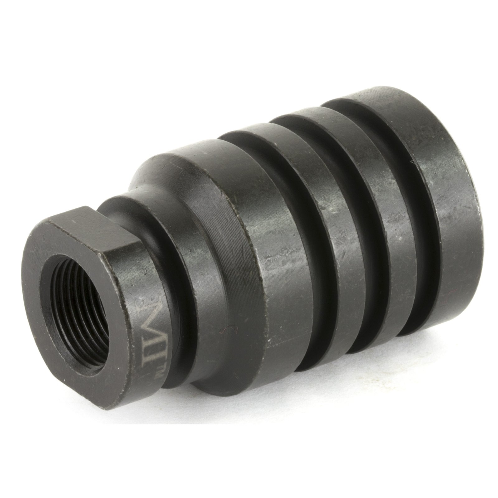 Midwest Industries MIPBD Blast Diverter Steel 1/2"-28 tpi Phosphate