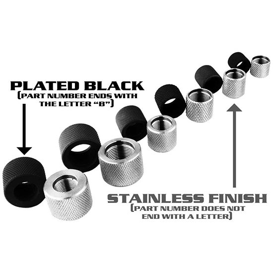 Yankee Hill Machine Rifle Thread Protector 1/2-28 TPI Black Finish