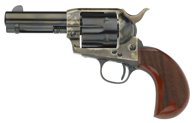 Taylor's & Company 1873 Cattleman 357 Mag 3.5 in Blue Case Hardened 6rd - TAY - 357 Mag for sale at TheGunDock
