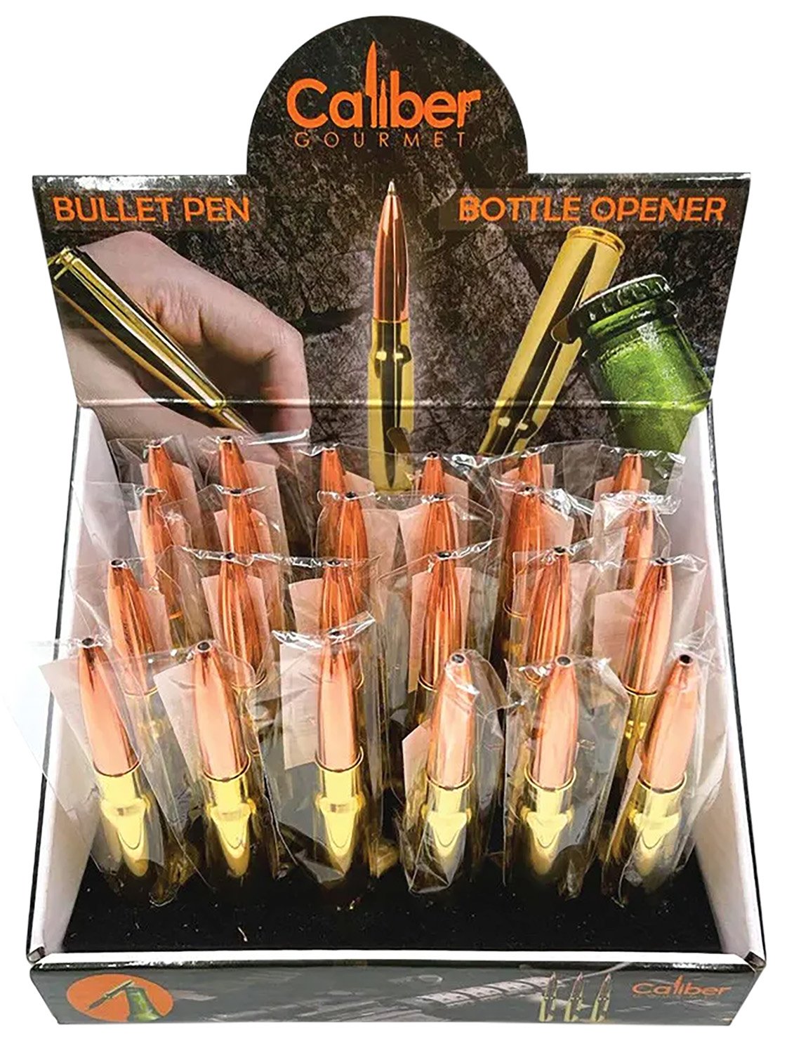 Caliber Gourmet Bullet Pen - Unique Ball Point Design, Ideal Gift for Gun Enthusiasts - Camp Chef