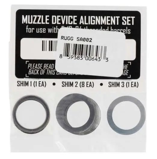 RUGGED SUPPRESSORS 5/8x24 Shim Kit (SA002) - Rugged Suppressors - SHIM KIT