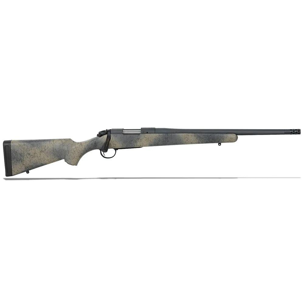 Bergara B14S521SP B-14 Wilderness Ridge SP 308 Win 4+1 18" Threaded Barrel Sniper Gray Cerakote Woodland Camo Stock - Bergara - 308 Win