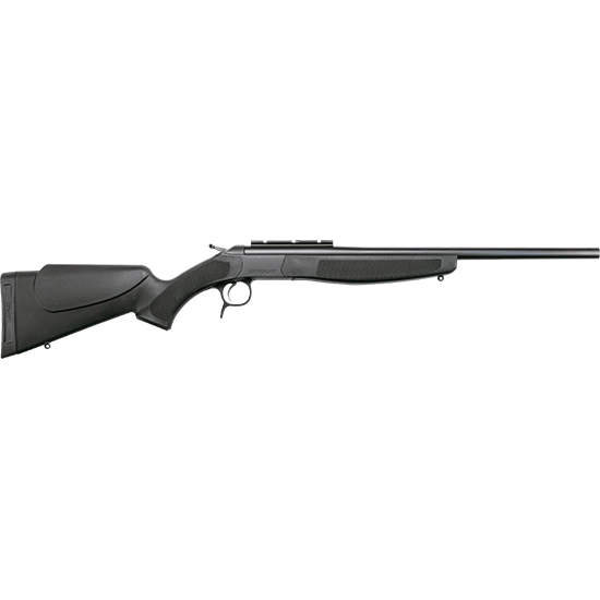 CVA SCOUT COMPACT 6.5CM 20" W/RAIL BLUED/BLACK SYNTHETIC