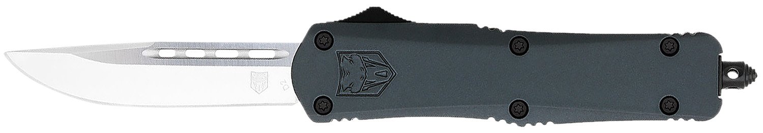 Buy Cobratec MGYFS3DNS Medium FS3 OTF Knife Grey 3" D2 Drop Point online