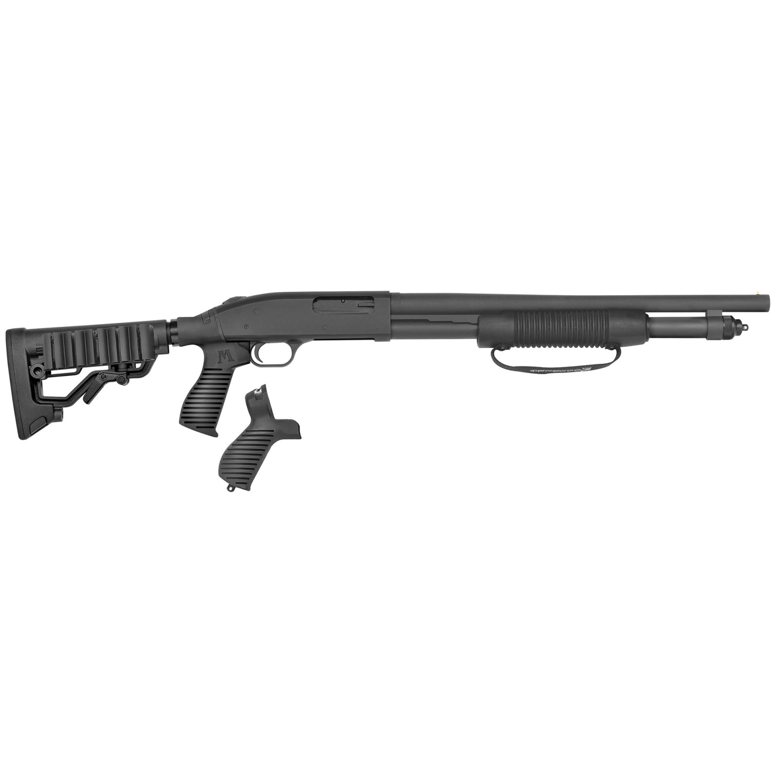 Mossberg 590 Tactical 12 Gauge 18.5 in Barrel Matte Blued 6+1 Pump Action