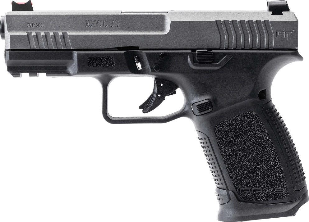GForce Arms RPX3C9TG Pistol 9x19 15+1 Fiber Optic Gray Synthetic 4.02" - GForce Arms - 9mm