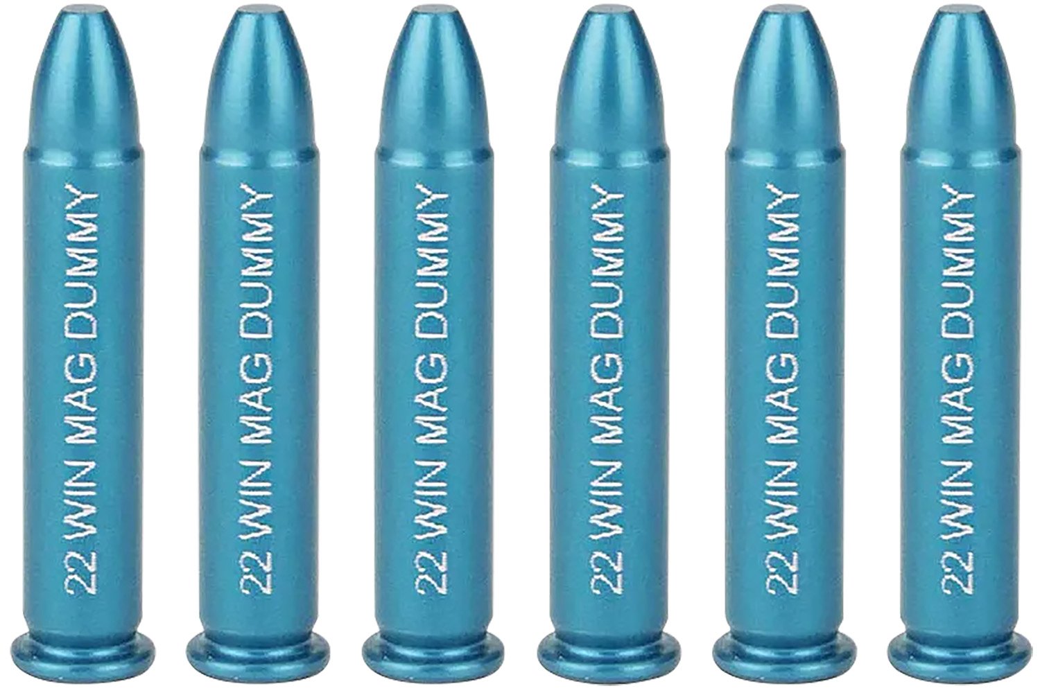 A-Zoom 12204 .22 WMR Dummy Rounds 6 Pack Aluminum Hard Anodized