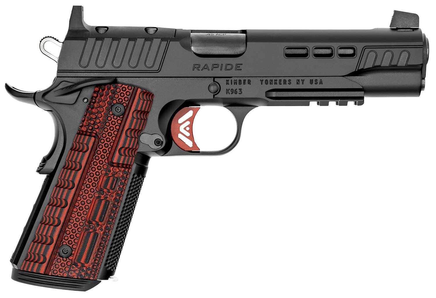 Kimber Mfg.inc 3000452 Rapide Heat 45 ACP 8+1 5.50" Black DLC Steel... - Kimber Manufacturing, Inc. - 45 ACP