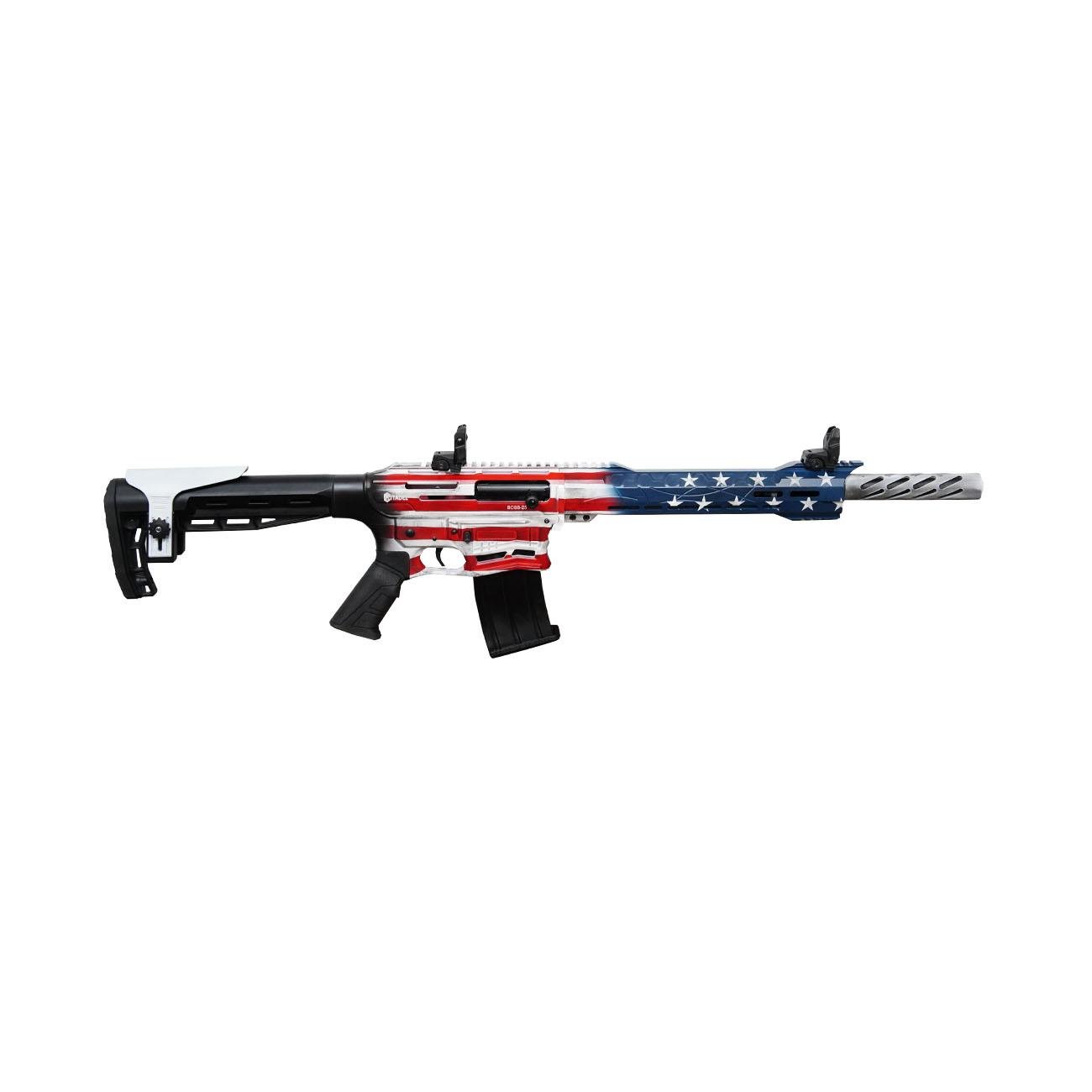 Citadel Boss-25 Semi-Auto 12GA Shotgun USA Flag Cerakote - Citadel - 12 Gauge