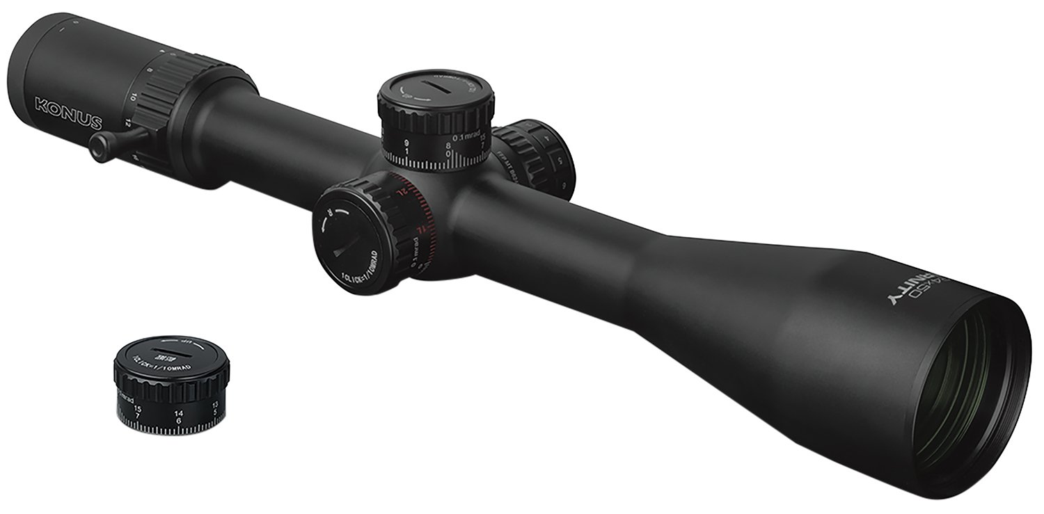 Konus 7295 Eternity 6-24x50mm FFP Scope Red PRS Reticle Waterproof - Konus - 50MM