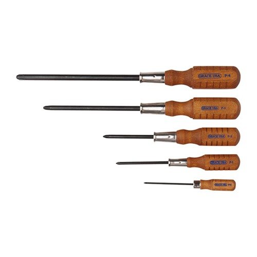 GRACE USA SD-P5 5-Piece Phillips Screwdriver Set - GRACE USA