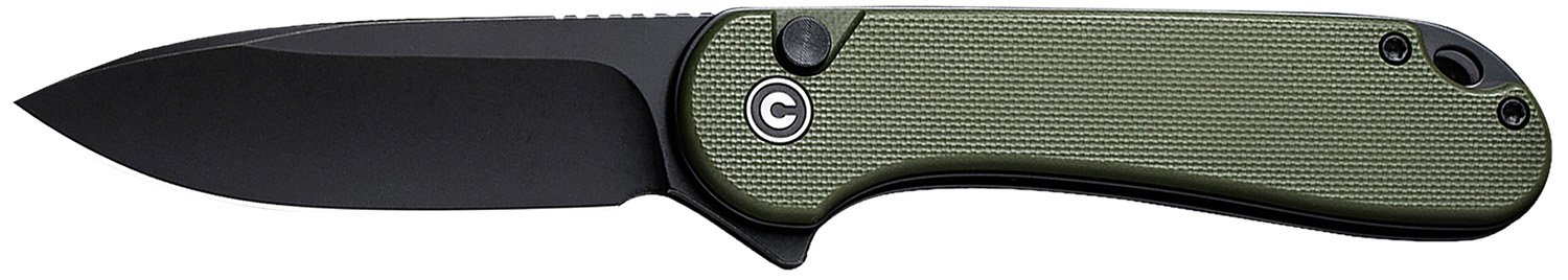 Civivi Elementum II C18062P3 2.96" OD Green G10 Black Stonewash Knife - CIVIVI - DROP POINT