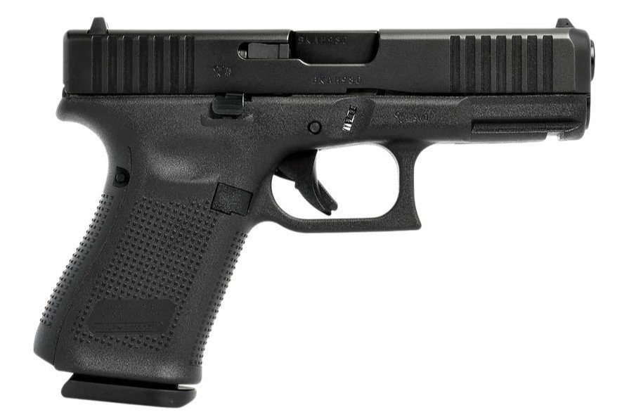 Glock PV1950201 G19 V 9mm 4.02" nDLC Semi-Auto Pistol - Glock - 9mm Luger (9x19 Parabellum)