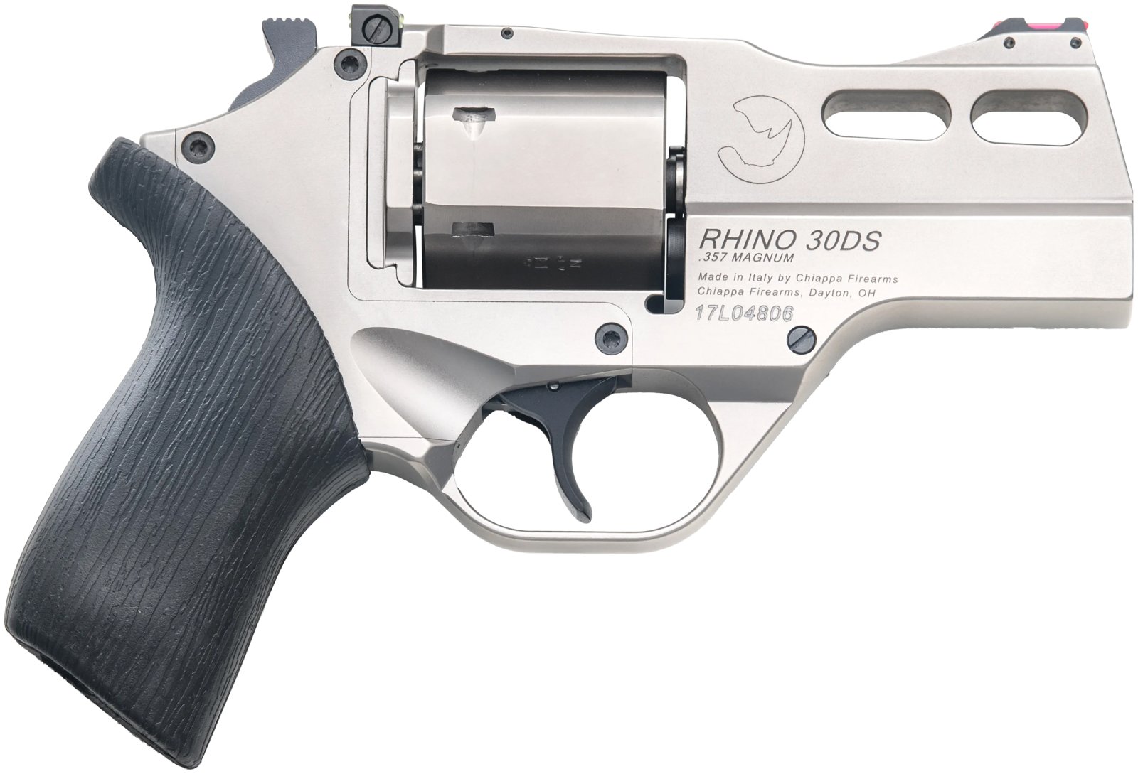 Buy Chiappa Rhino 30DS 357 Magnum 3" NKL FOFS Rubber Grip online