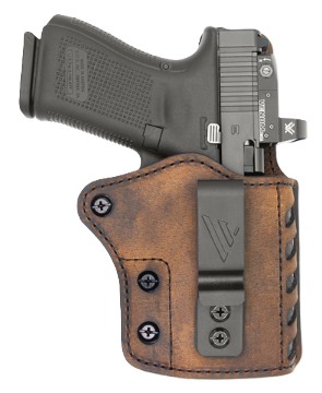 Versacarry CVT2103-400 Covert Hybrid IWB Holster Poly/Brown Size 3 4.0" - Versacarry