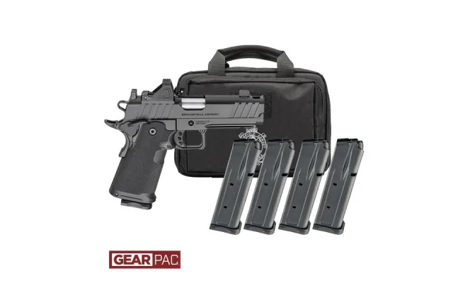 Springfield Armory 1911 DS Prodigy AOS Compact 9mm 4.25" Black Cerakote Semi-Auto Pistol - Springfield Armory - 9mm for sale at TheGunDock