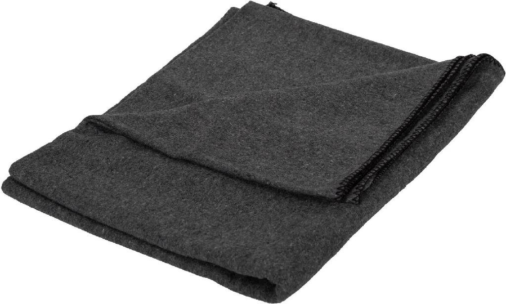 S/SPORT 1243 55% Wool/45% Poly 60 In x 80 In Gray Blanket