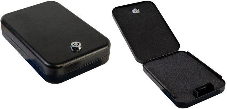 LOCKDOWN 1082264 Compact Handgun Vault Keyed TSA/CA-DOJ 5.6x8.2 In