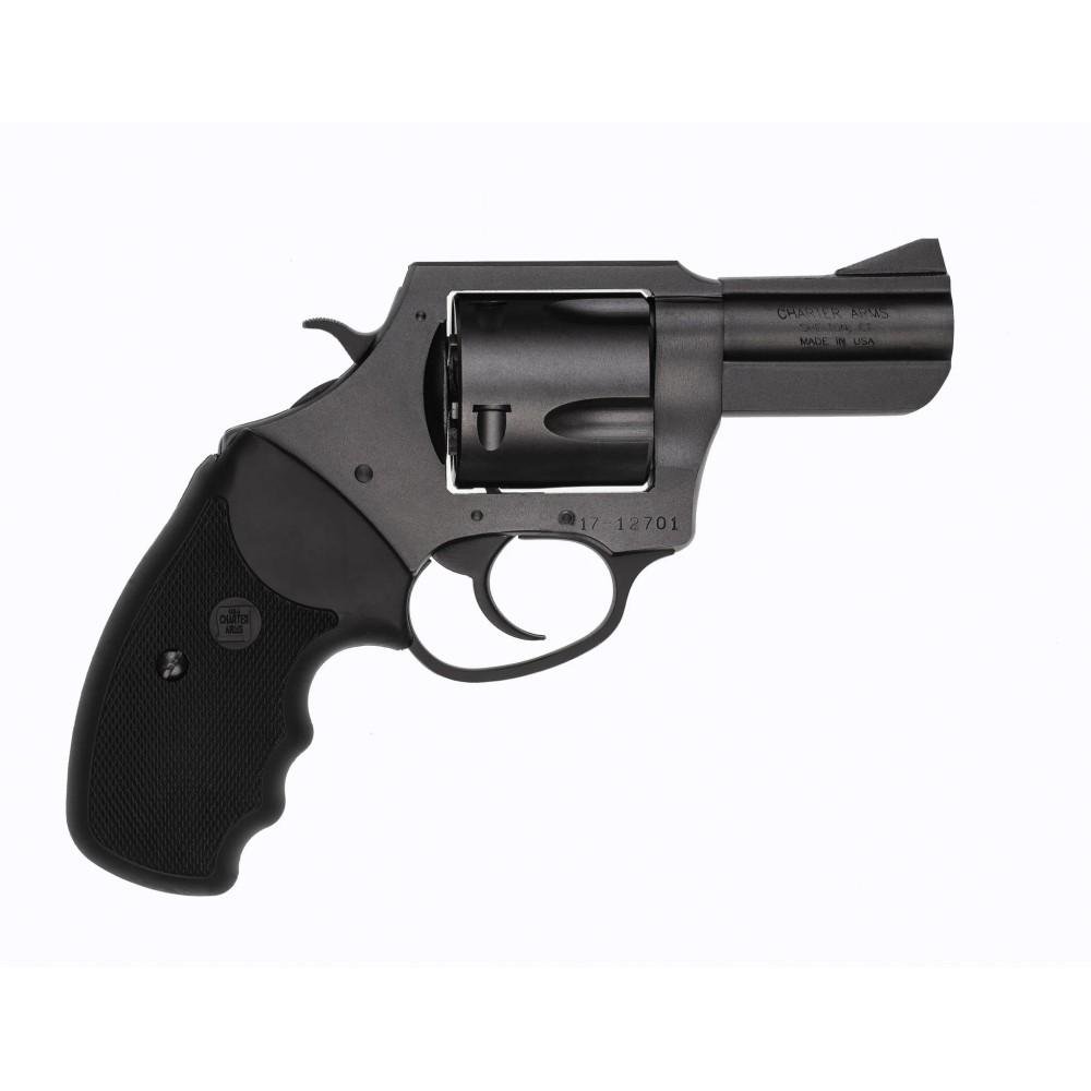 Charter Arms Pitbull .45 ACP Revolver, Black Nitride Finish, 2.5" Stainless Steel Barrel, 5-Round Capacity, Neoprene Grip, 22 oz Weight - CHARTER ARMS - 45 ACP