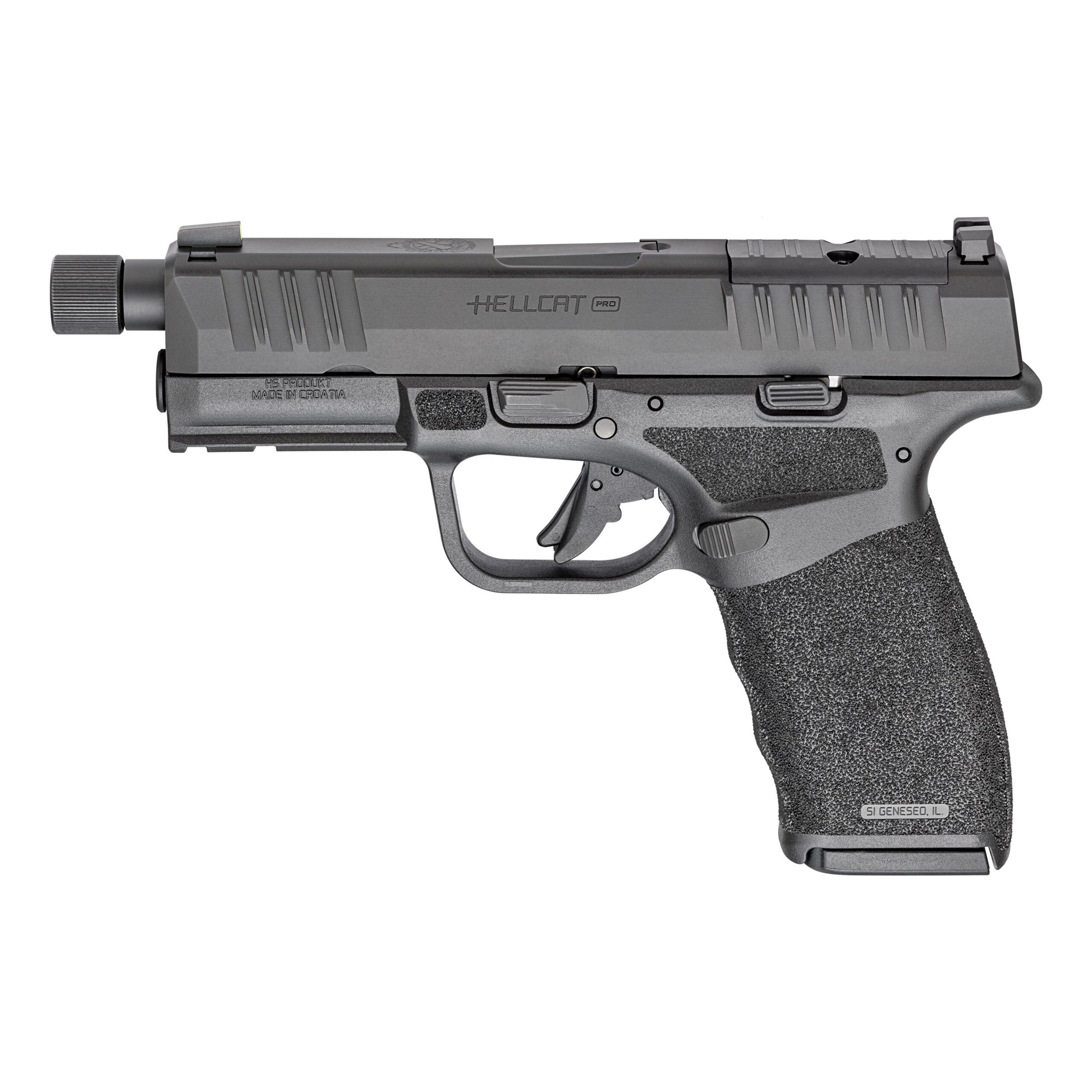 Springfield HCP9449BTOSP Hellcat Pro OSP 9mm 4.4" Threaded Barrel Black