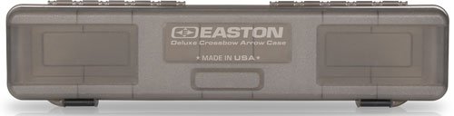 Easton 925322 Deluxe Crossbow Bolt Box Holds 12 Bolts Grey