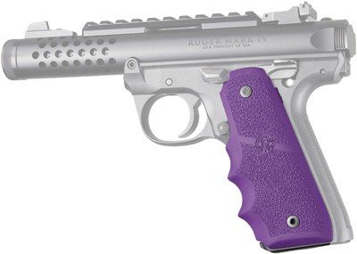 Hogue 79086 Ruger 22/45 MKIV Rubber Grips with Finger Grooves