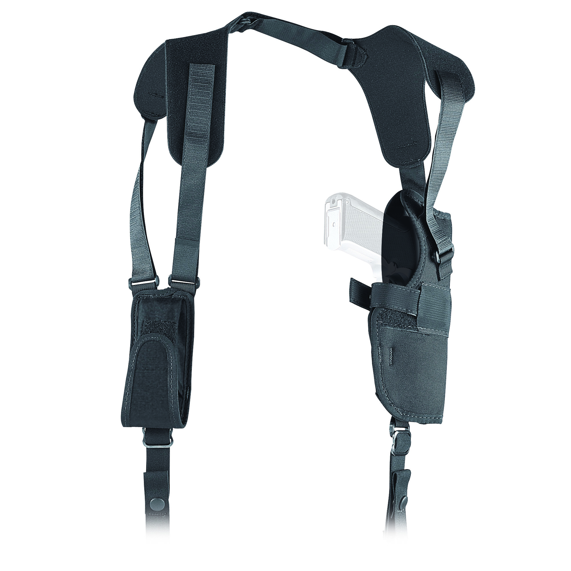 Uncle Mike's Pro Pak Vertical Shoulder Holster Size 5 Fits Large Auto With