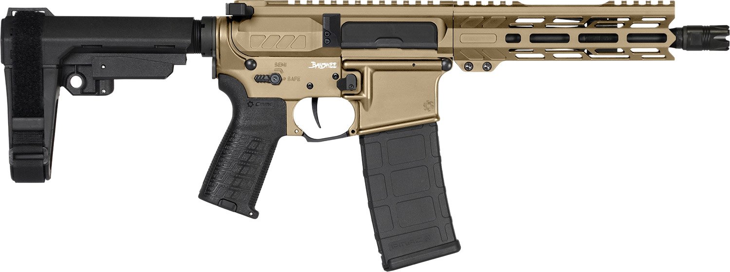 CMMG Banshee Mk4 30AF20A-CT 300 BLK Pistol FDE 8" ZEROED Parts - CMMG - 300 Blackout