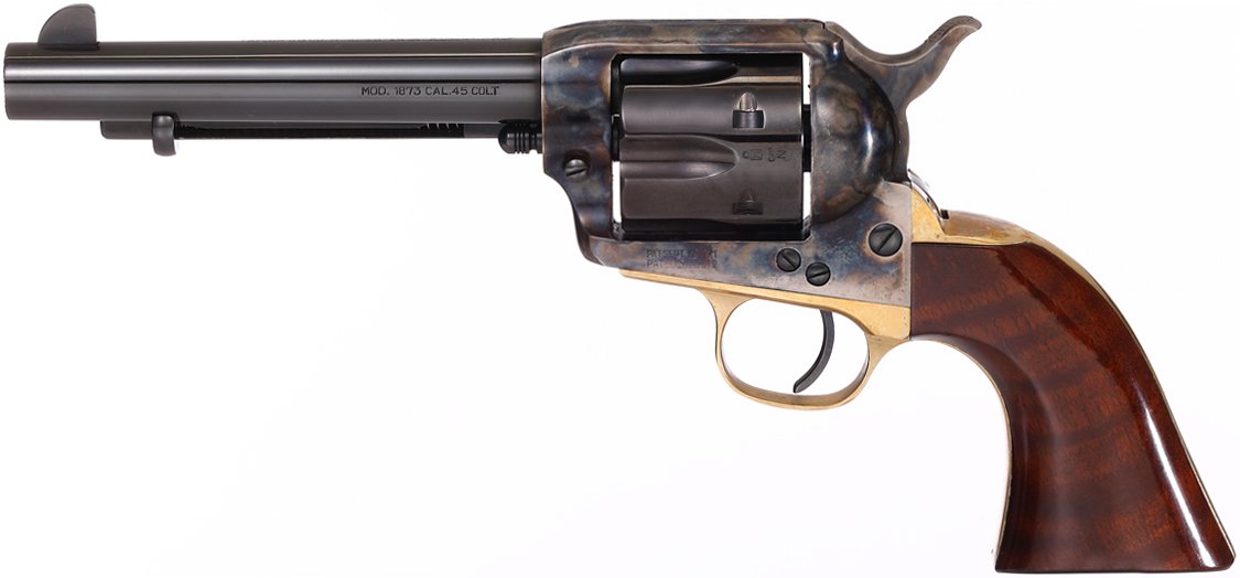 TF Uberti Ranch Hand DLX 45LC 5.5 - 5-1/2" Barrel, .45 LC, 6 Capacity, 2.30 lbs, Blue Finish