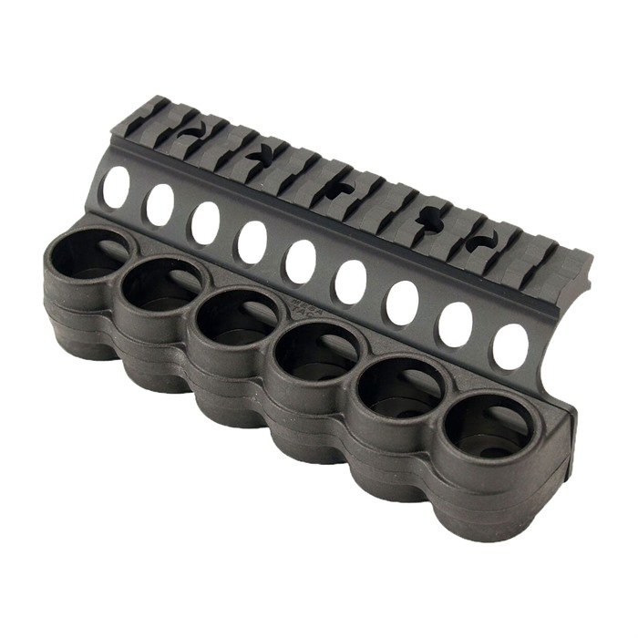 Mesa Tactical 94930 SureShell Polymer Carrier Rail Benelli M4 12GA 6RD - Mesa Tactical - 12 Gauge