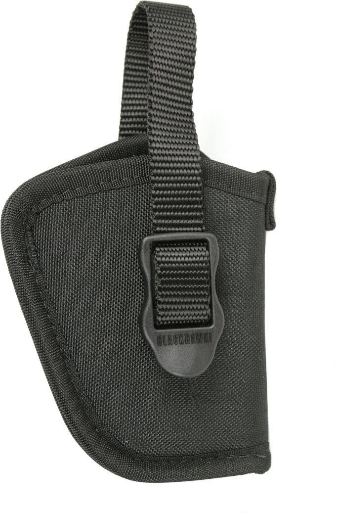 Blackhawk 73NH09BK-R Size 9 Right-Handed Hip Holster, 2" Barrel, Small-Frame 5-Shot Revolver, Smooth Black Nylon - Blackhawk