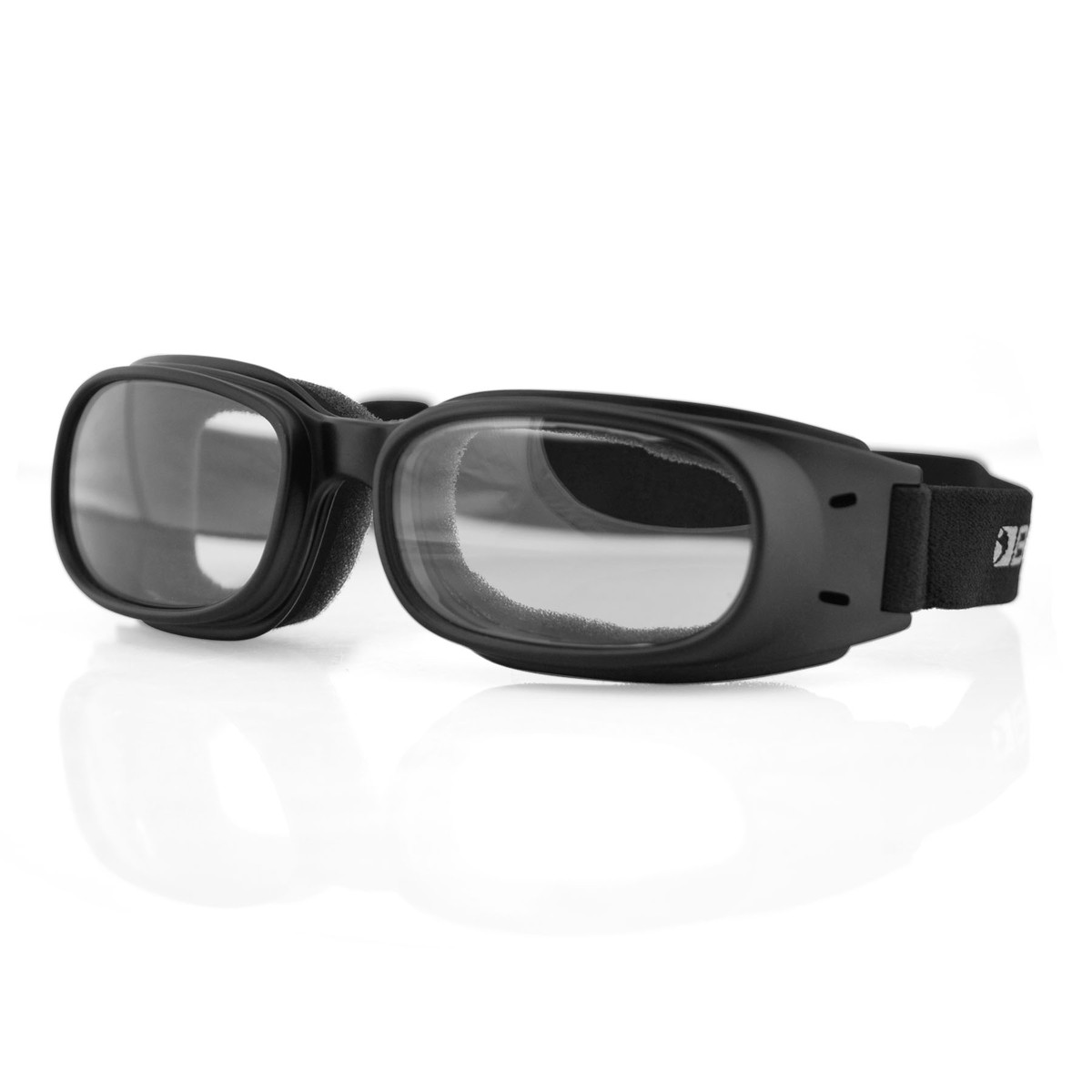 Buy Bobster Piston Goggles Anti-Fog Clear Lens Adjustable Strap online