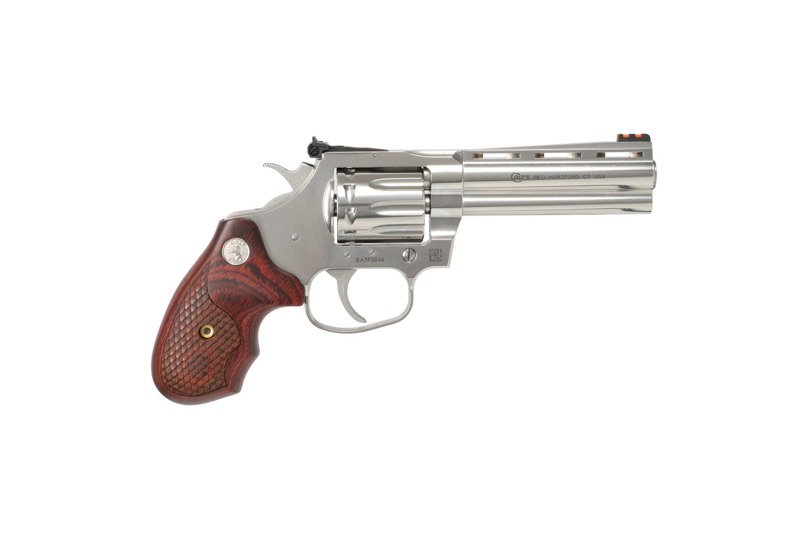 Colt KCOBRA22-SP4RFO-TLS King Cobra Target 22 LR 4.25" Stainless Steel Revolver
