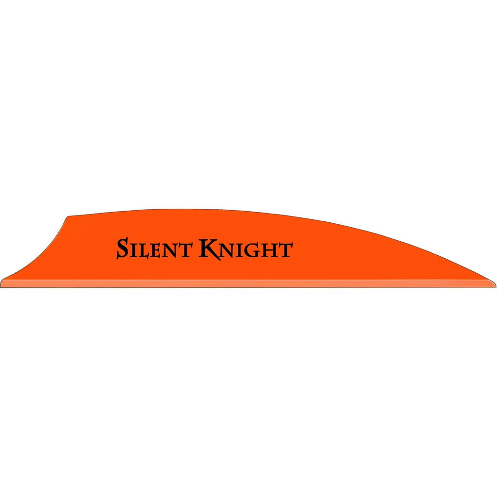 Flex Fletch SILENT36-FBZ Silent Knight Vanes Blaze Orange 3" 36-Pack