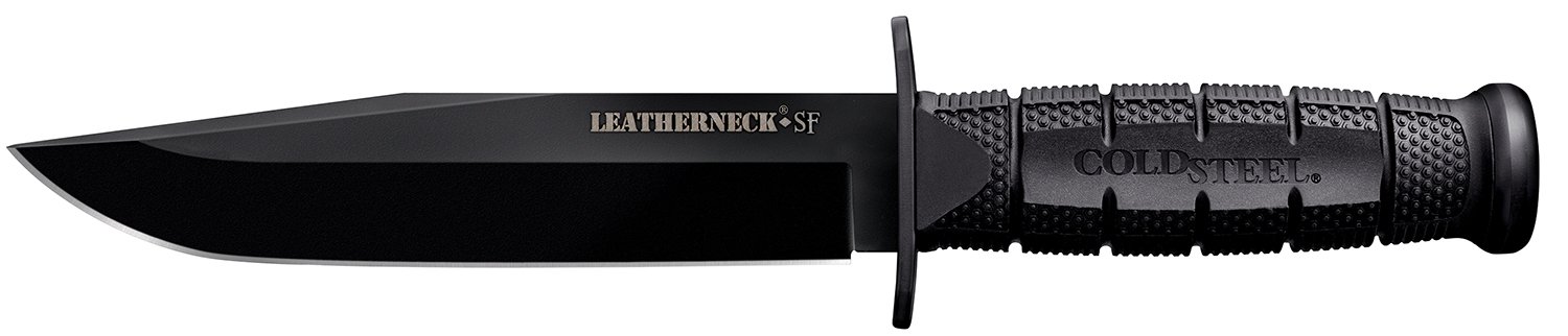 Cold Steel CS39LSFC Leatherneck 6.75" D2 Steel Clip Point Knife Black