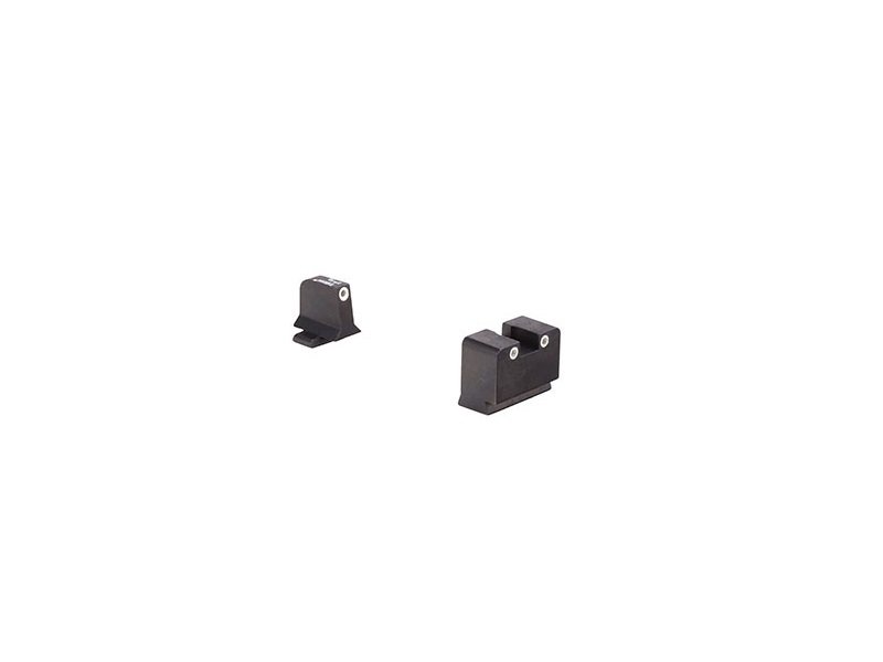 Trijicon Bright & Tough Suppressor Night Sight Set, Springfield Armory XD Series, Green Tritium, White Outline