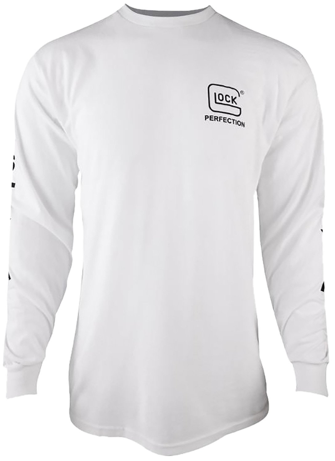 Glock Ap96096 Perfection Long Sleeve TEE White Pre-Shrunk Cotton 2XL - Glock - LONG SLEEVE