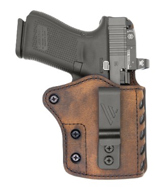 Versacarry CVT2102-300 Covert IWB Holster Hybrid Poly/Brown Size 2 3.0"