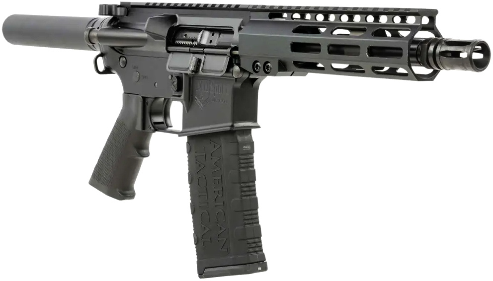 ATI MILSPORT AR Pistol - Black 5.56NATO 7.5" Barrel 7" M-LOK Rail