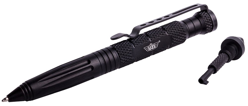 Uzi Accessories UZITACPEN6BK Tactical Pen Black Aluminum 6" Features... - Camp Chef - 6"