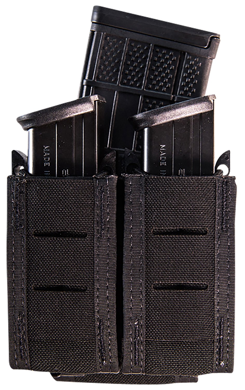 High Speed Gear 41TP02BK TACO Duty Double Pistol/Rifle Pouch Black Nylon
