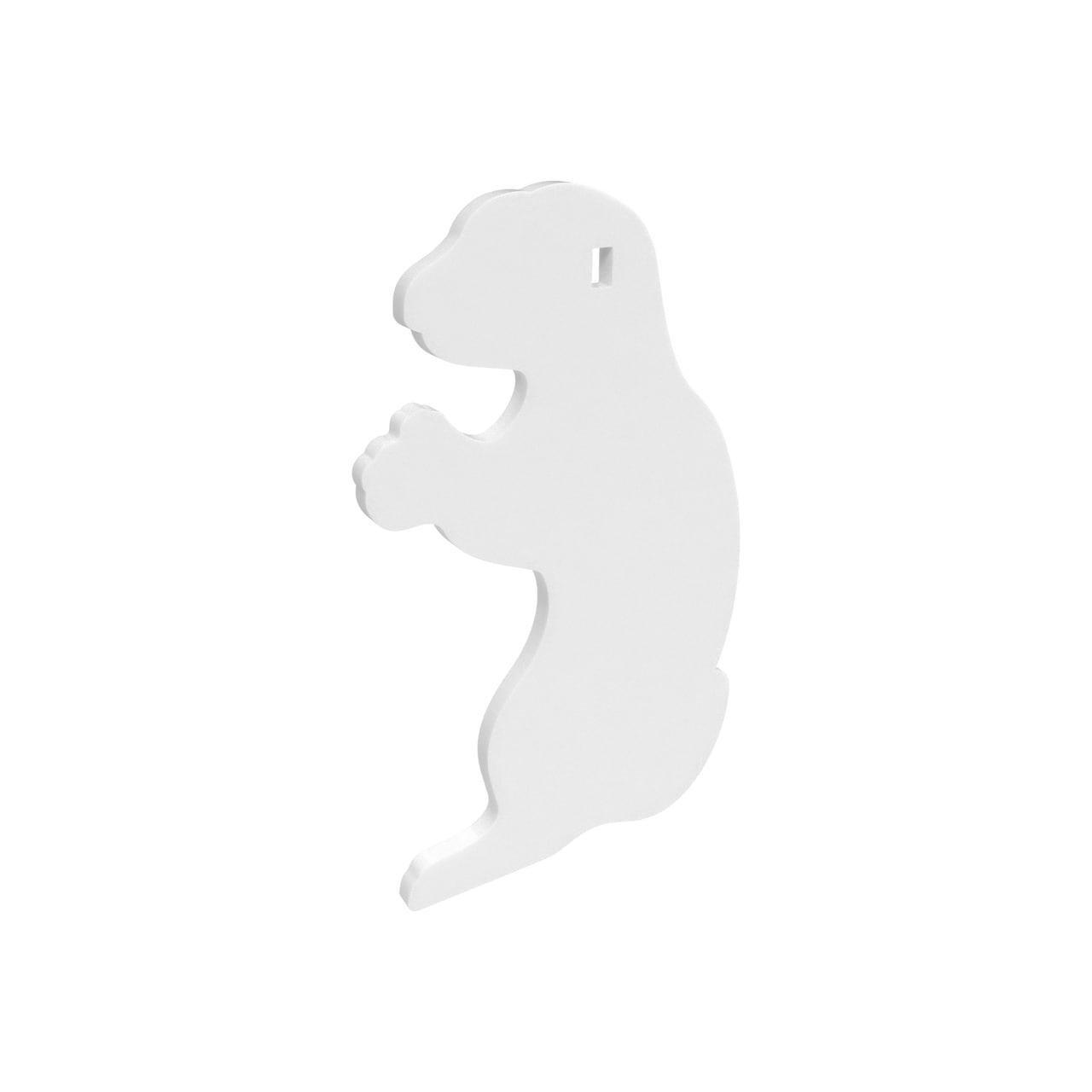 Birchwood Casey BC-47714 AR500 12" Gopher Target 3/8" Steel White Finish - Birchwood Casey