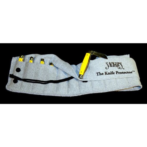 Sack-Ups Knife Protector Model 801 Silicone Treated Grey Holds 12 Knives