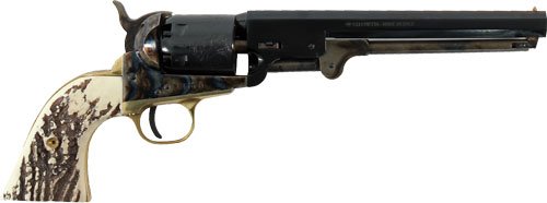 Traditions BP Revolver Wild Card 36 Cal 7.375 in Case Colored Stag Grips - Traditions Performance Firearms - 36