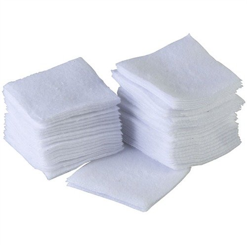 Brownells Square Cotton Flannel Patches 1.75" 7MM/9MM 100 Pack