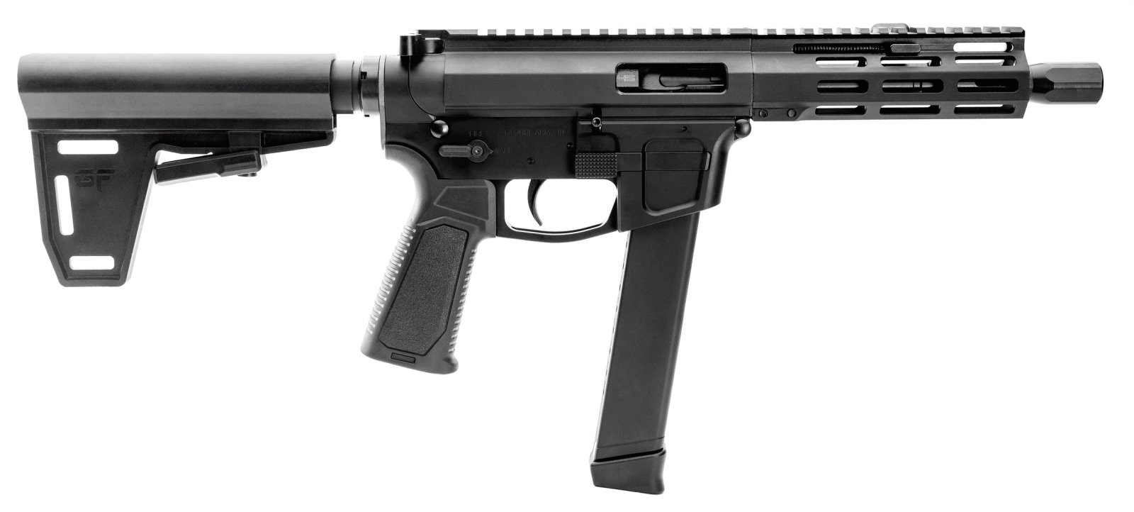 Gforce Arms GFHYB745 JAWBONE 45 ACP 7" Black Semi-Auto Pistol